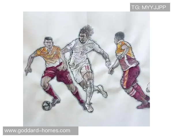 素描艺术展现足球明星风采的精彩合照作品欣赏